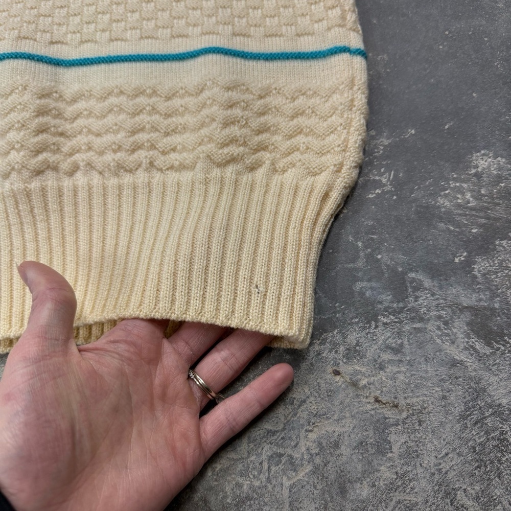 Slalom Fine Wool Textured Stripe Sweater - Picture 8 of 8
